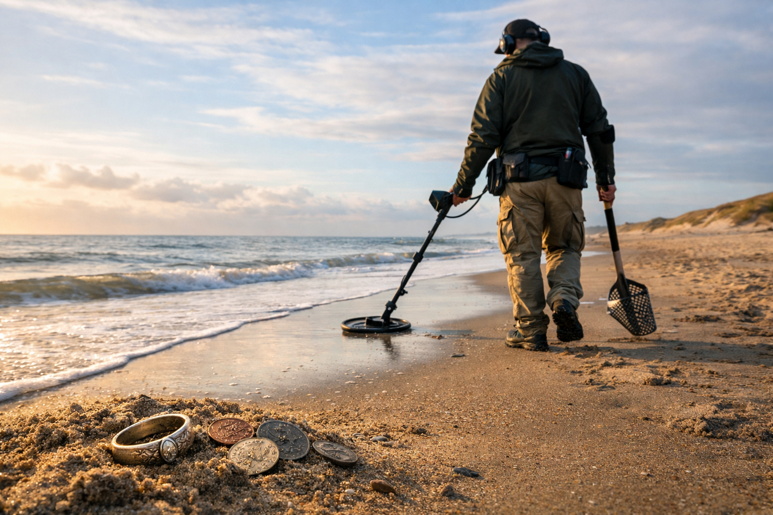 Metaaldetectie op het strand: regels, tips en kansen
