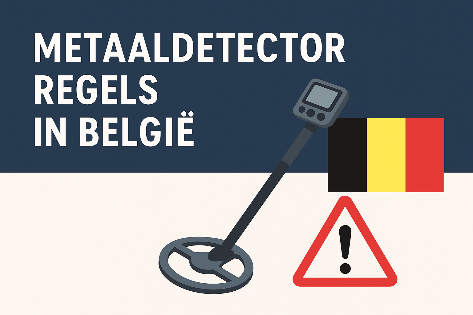 Metaaldetector regels België